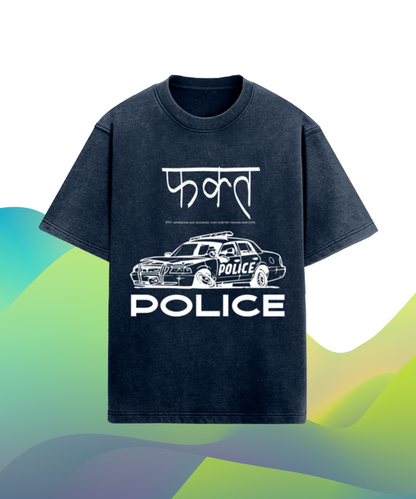 Phakta Police Acidwash T-Shirt