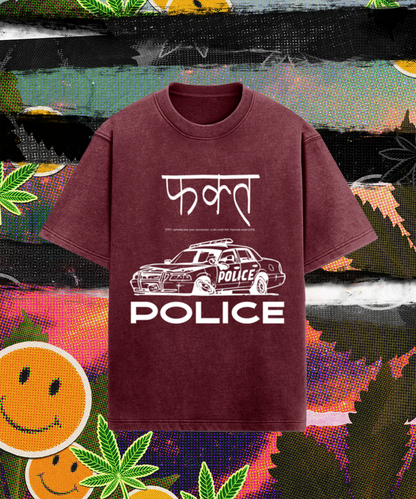 Phakta Police Acidwash T-Shirt