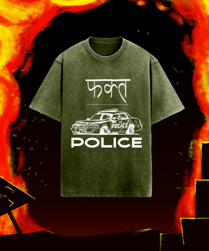 Phakta Police Acidwash T-Shirt